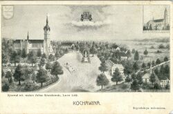 Поштівка Кохавина Загальний вигляд чорно-біла (1909).jpg