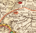 Жидачівщина на карті Польщі 1690.png