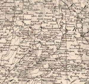 Жидачівщина на карті Галичини 1857.png