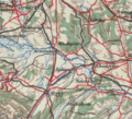 Жидачівщина на контурній карті центральної Європи 1916.png