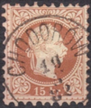 Марка 15 крейцерів 1882 Ходорів.png