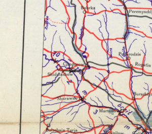Жидачівщина на карті водних ресурсів 1941.png