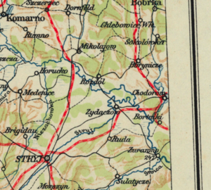 Жидачівщина на контурній карті Європи і середнього сходу 1932.png