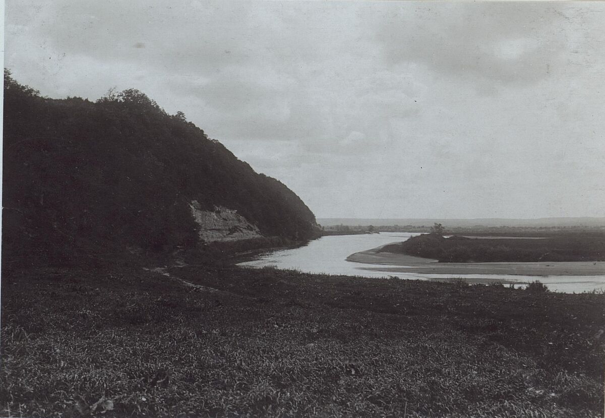 Вигляд на річку Дністер біля Журавно (1916)