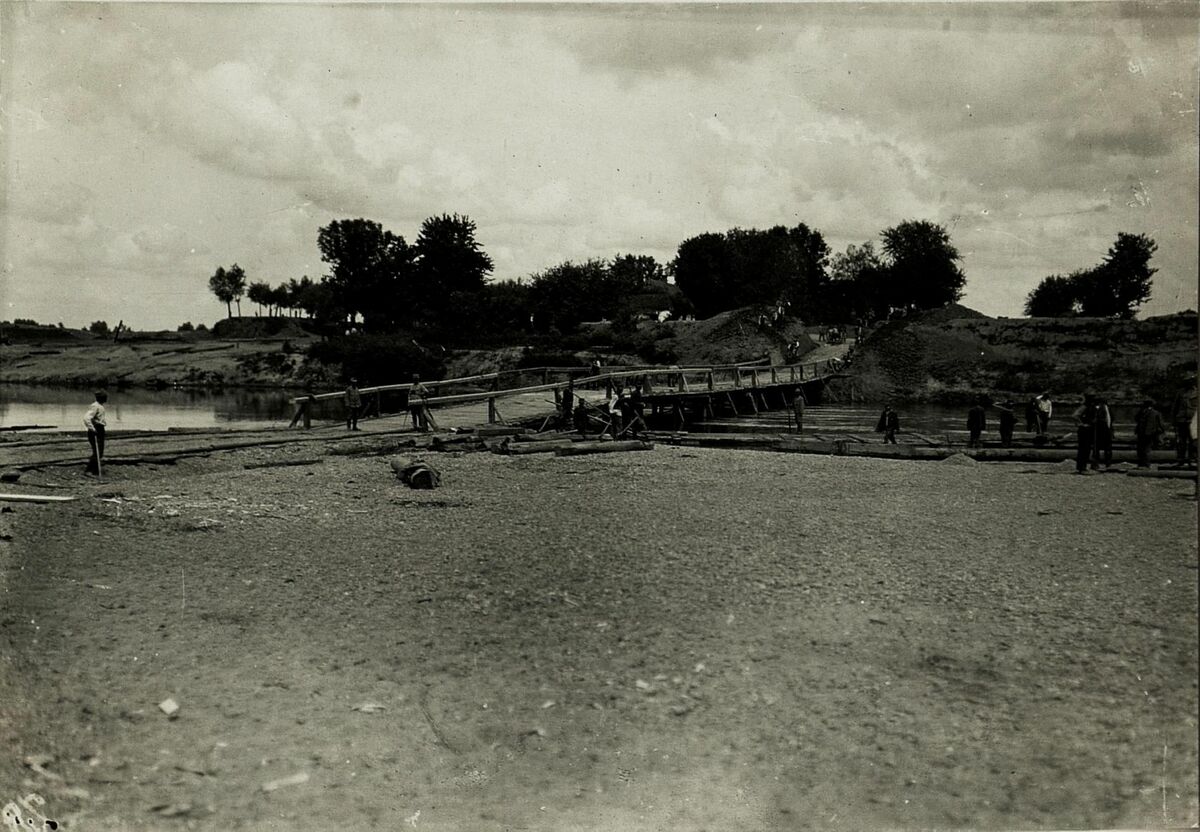 Дерев'яниц міст біля села Заліски (1915)