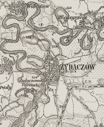 Жидачів карта 1894