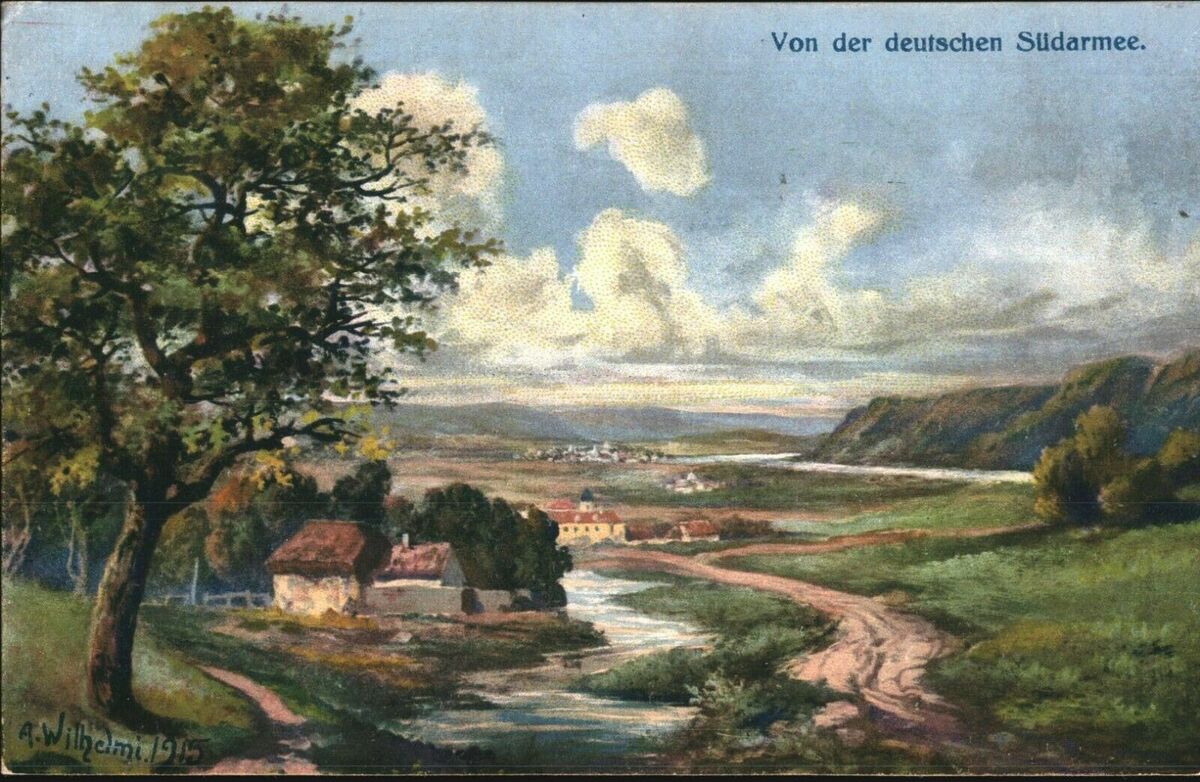 Листівка Дністер біля Журавно (1919) (1)