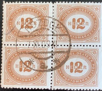 Марка 12 геллерів 1909 Розділ