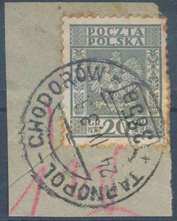 Марка 20 грош 1933 Ходорів