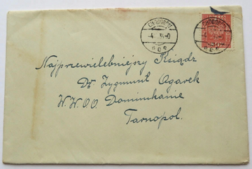 Марка 30 грош 1934 Ходорів