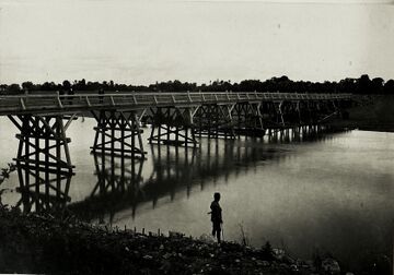 Міст Жидачів Волцнів 1914
