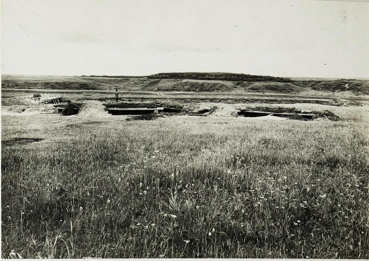 Окопи біля мосту Волцнів Жидачів (1915)