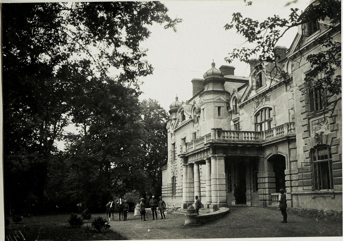 Палац Скшинських-Чарторийських в Журавно (1915)