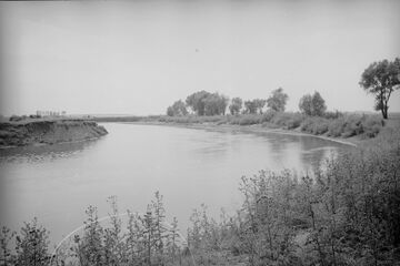 Панорама річки Дністер біля Верина