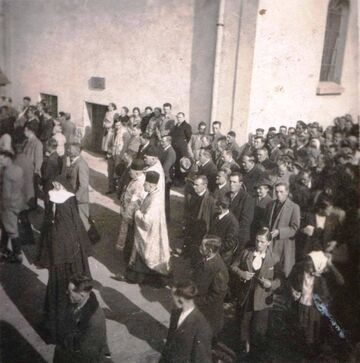 Посвячення господарських будівель Народного дому в Жидачеві