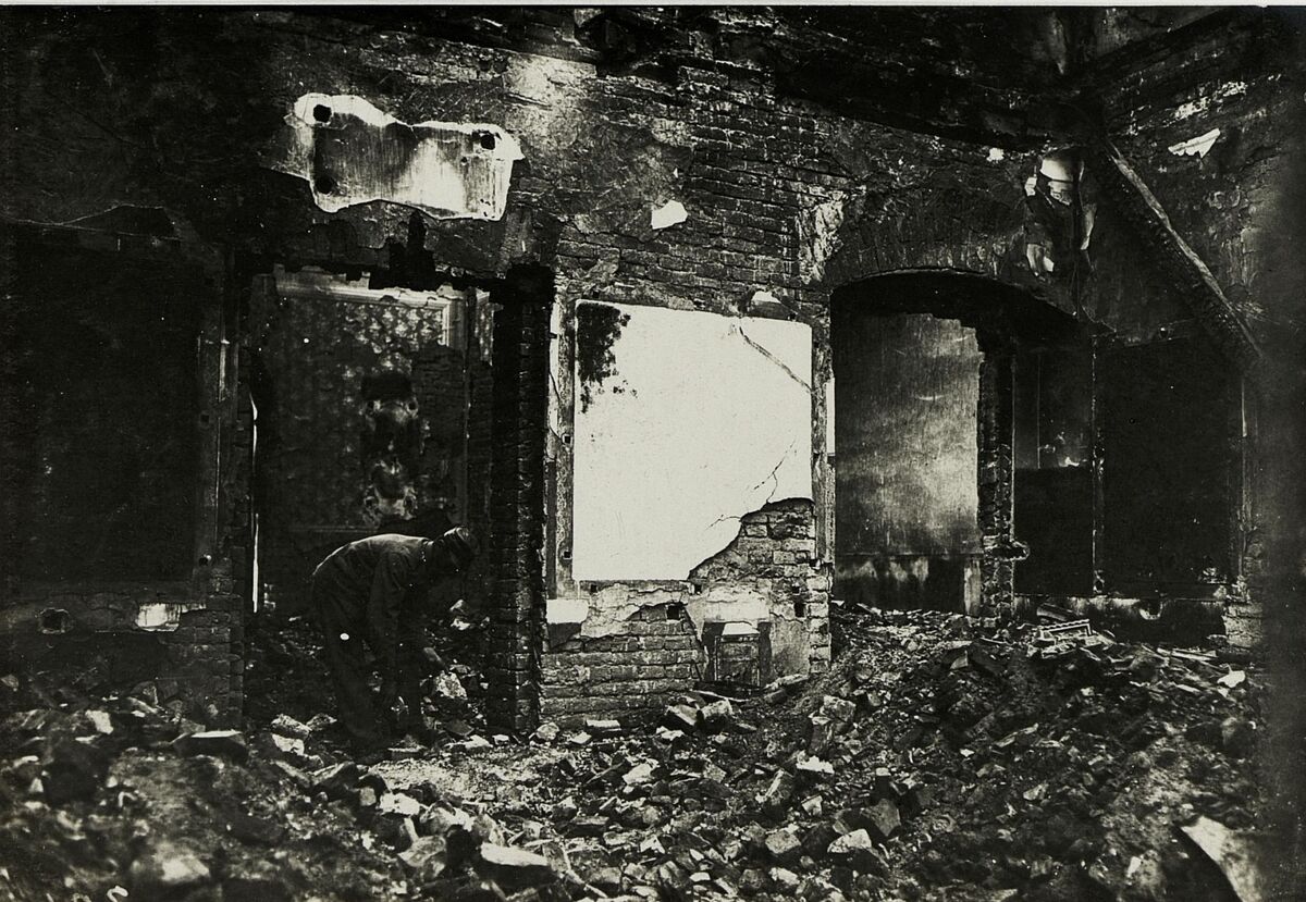 Ходорів знищена вокзальна квиткова каса (1915)