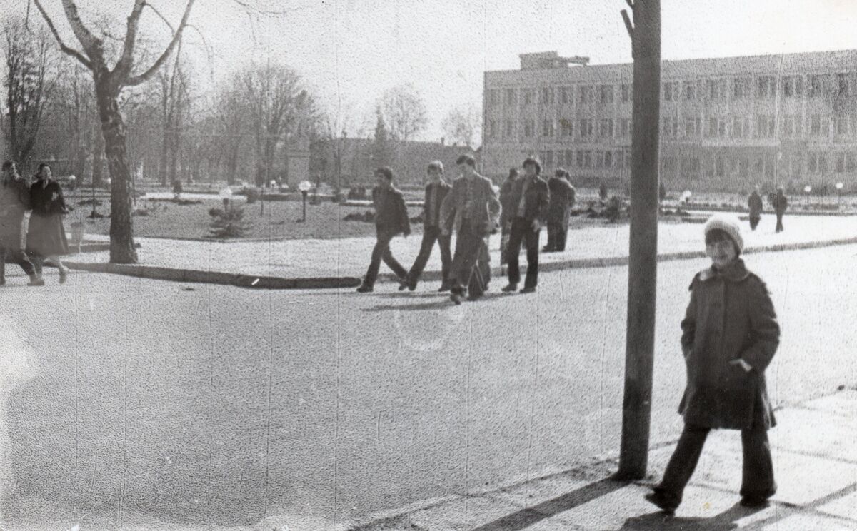 Центральна площа Жидачева (1970-ті)
