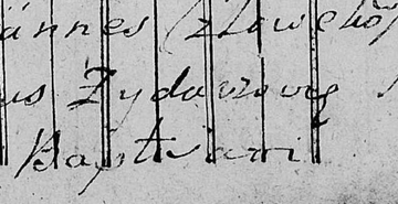 Zhydachiv metric book 1785